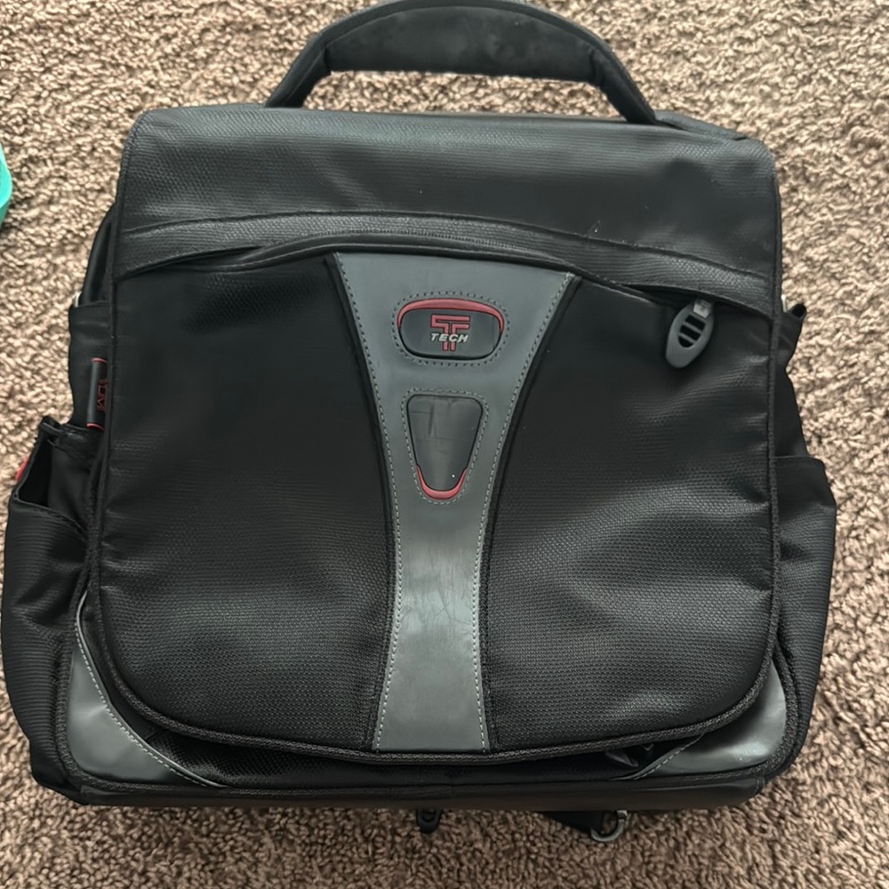 Tumi Black Tech Bag